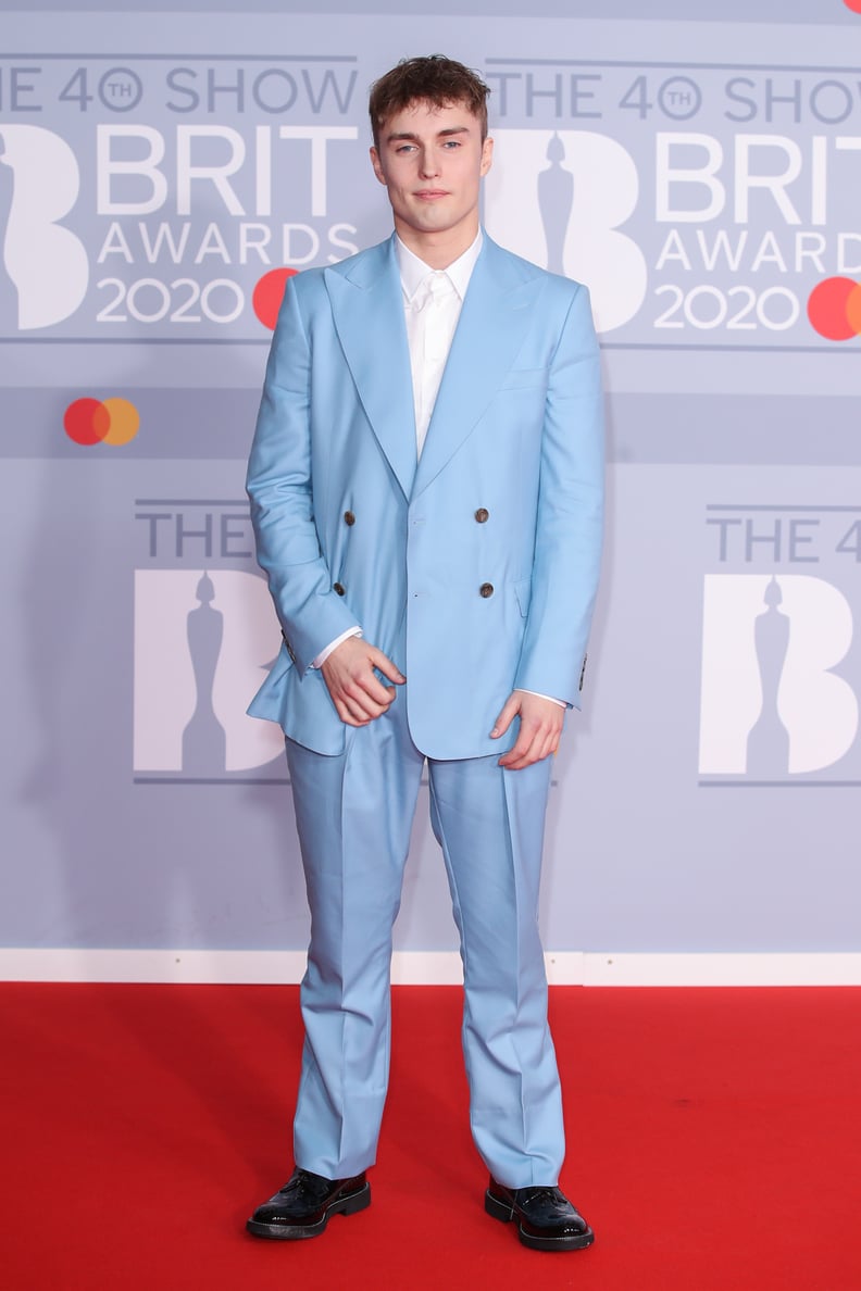 Sam Fender on the 2020 BRIT Awards Red Carpet