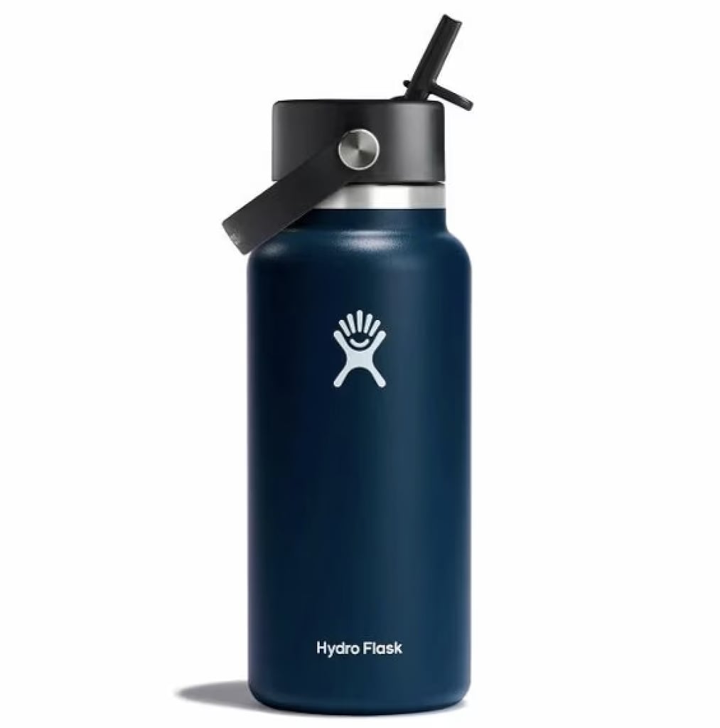Hydro Flask Wide Mouth Bottle With Flex Straw Cap