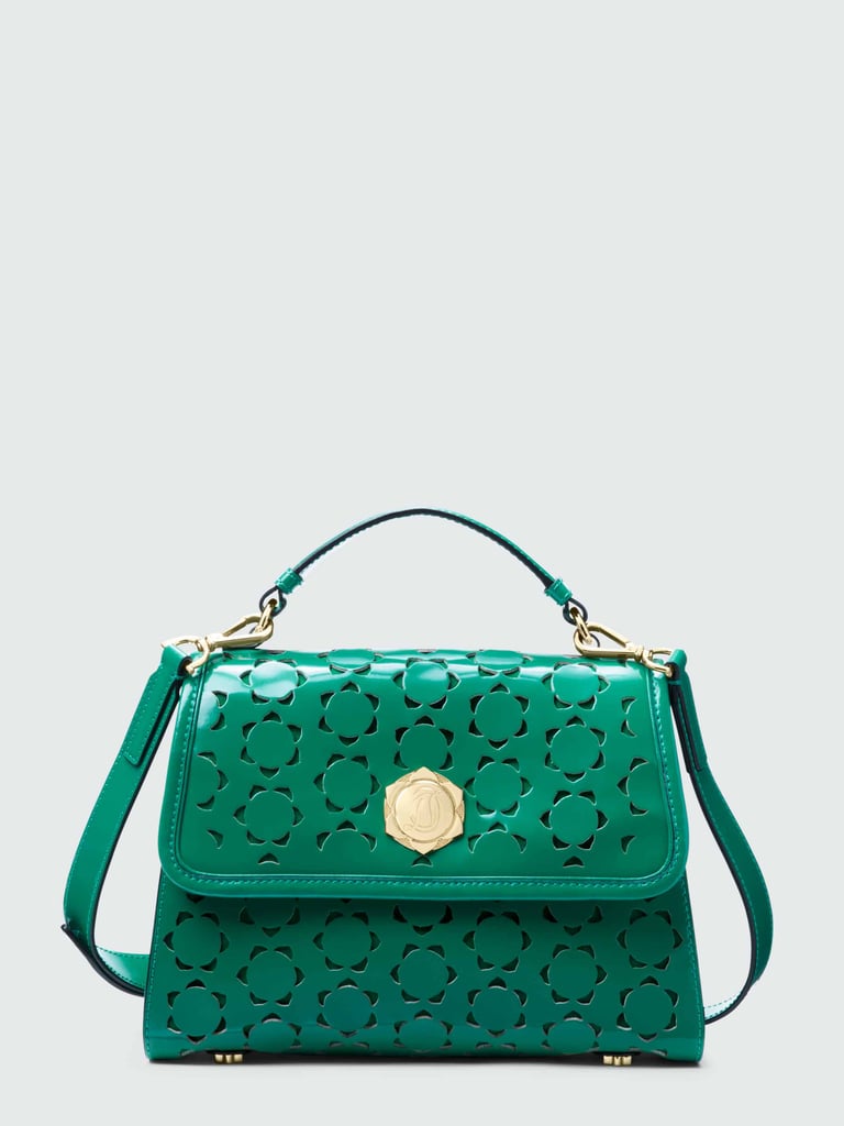Martha Perforated Top Handle Bag ($285)