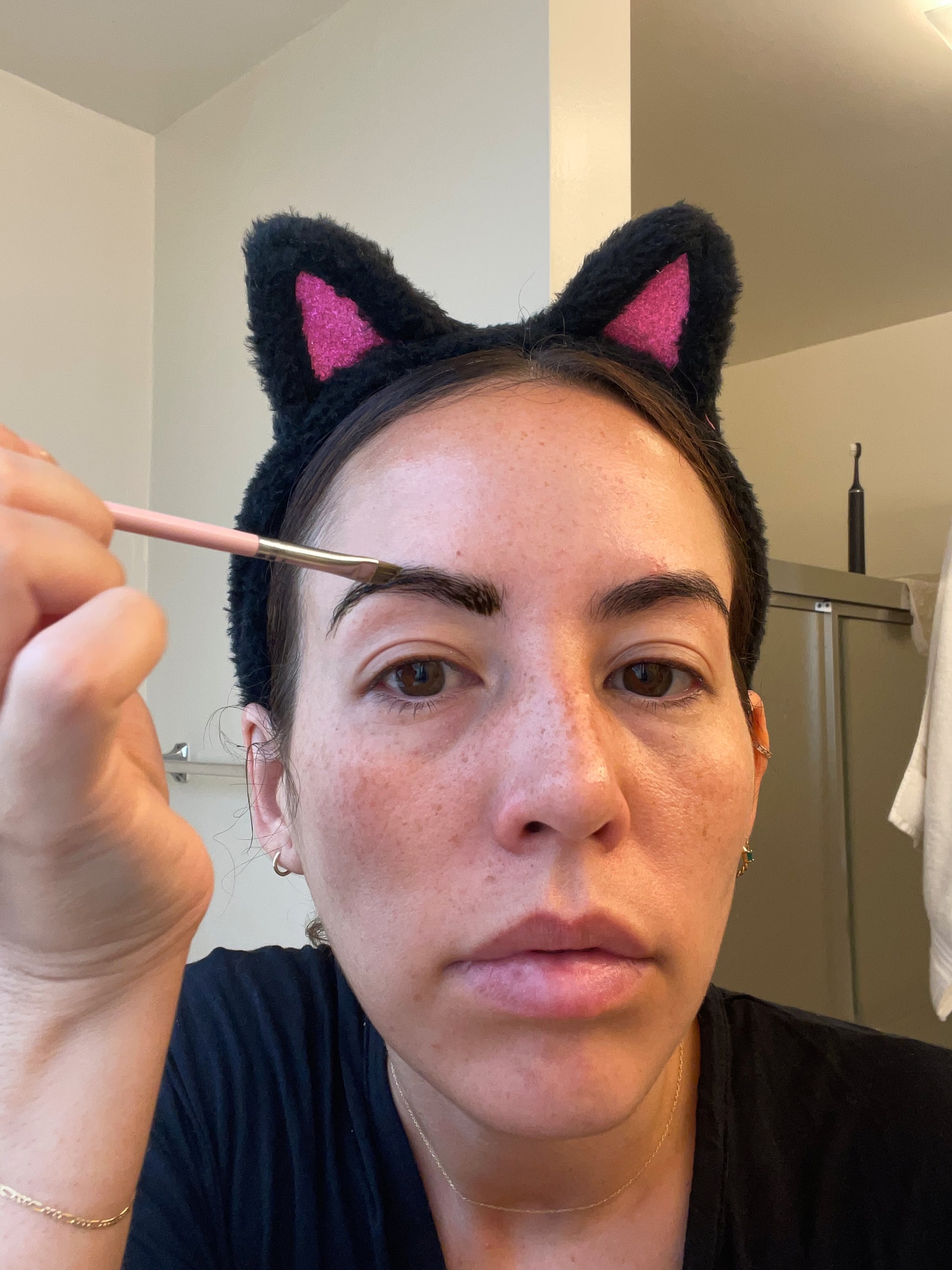 TikTok Self-Tanner Brow Tint Hack Editor Experiment 