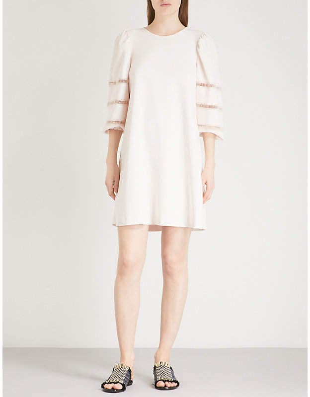 See by Chloé Embellished crepe cotton dress