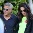 George and Amal Celebrate Their Engagement With Famous Pals