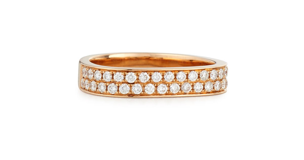 Anita Ko 18K Rose Gold Diamond Band Ring ($2,500) | Rose Gold Wedding Ring Ideas | POPSUGAR
