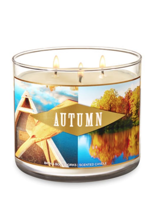 Autumn ThreeWick Candle Bath & Body Works Fall Candles 2018