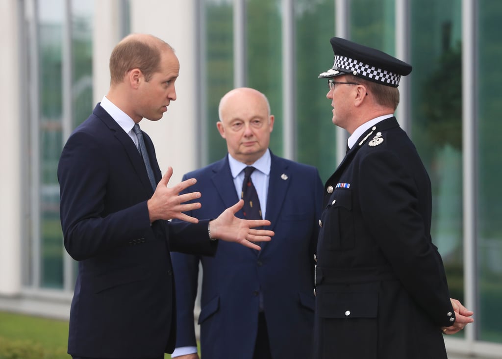Prince William Visiting Manchester Police June 2017