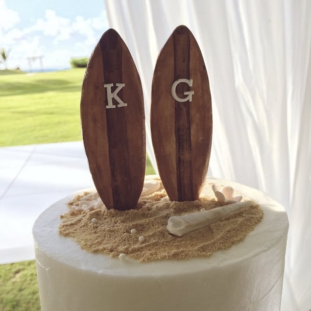 Surfs Up Unexpected Wedding Cake Toppers