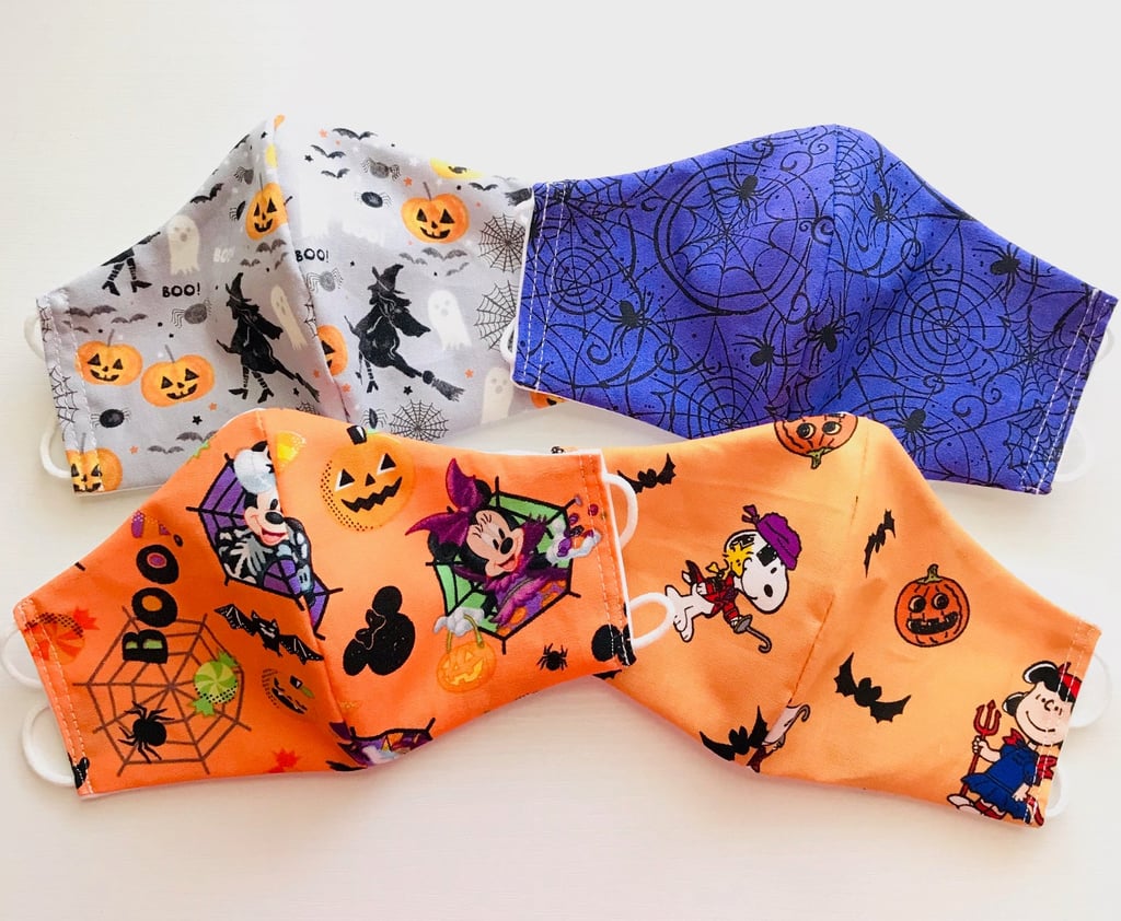 Halloween-Themed Protective Face Masks for Kids