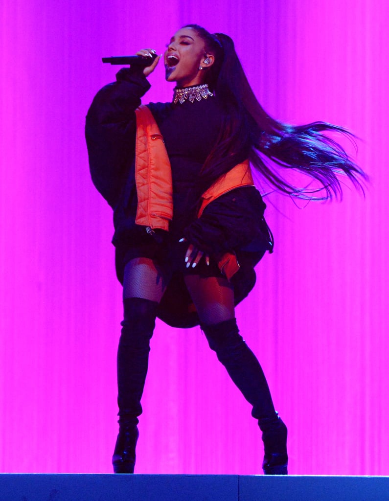 Ariana Grande Jimmy Fallon Ponytail Video
