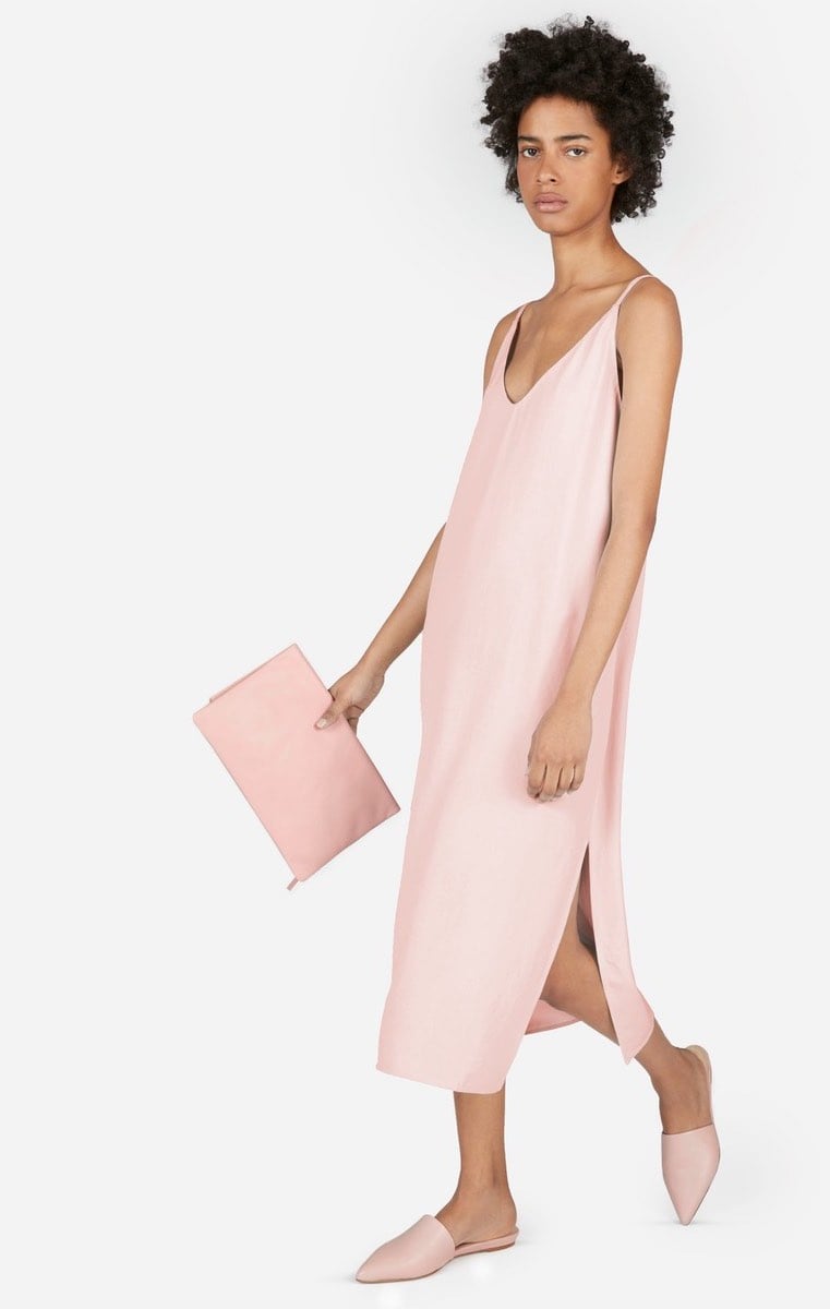 Everlane The Japanese GoWeave Long Slip Dress