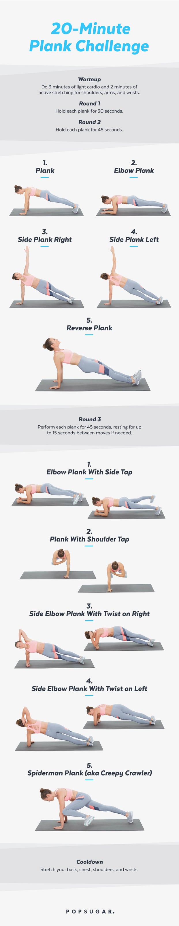 Plank Challenge For Arms and Abs
