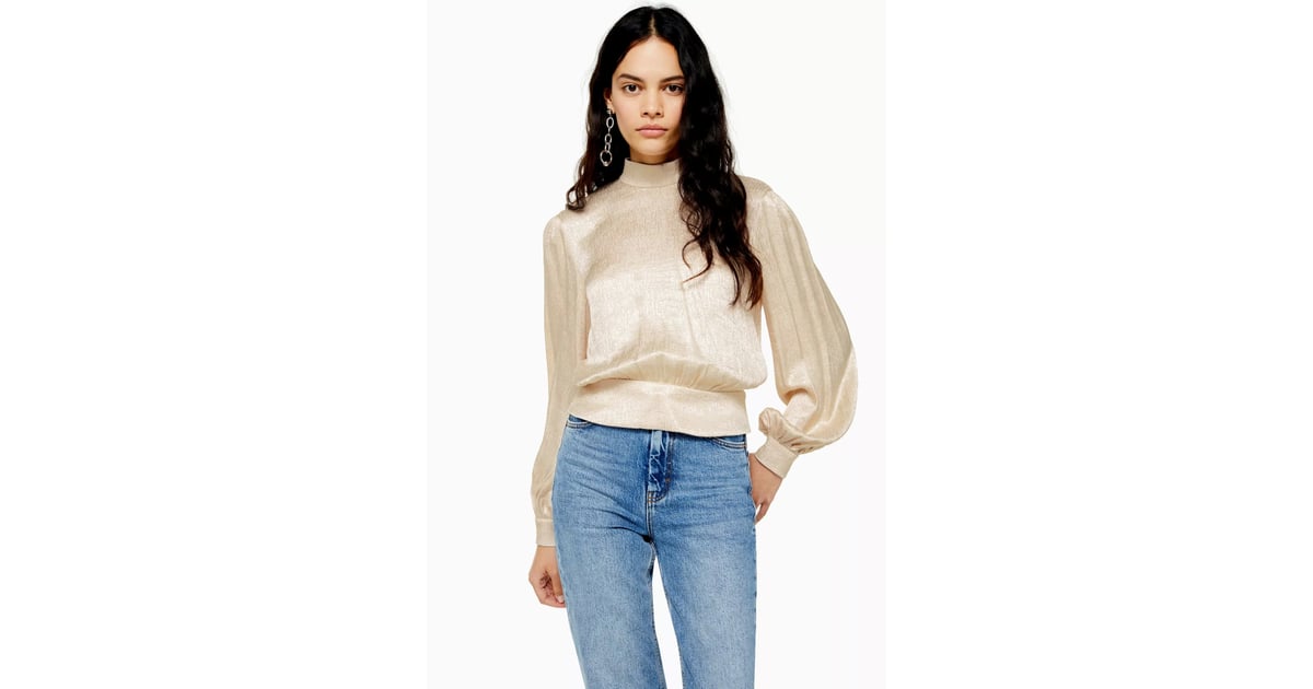 Topshop Jacquard Top With Cut Out Back | The Coolest Clothes to Shop ...