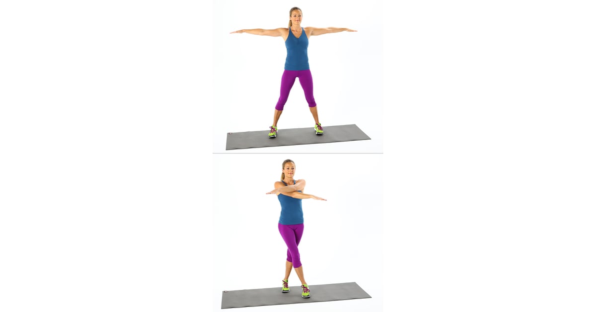 Plyometrics Cross Jacks Best Bodyweight Exercises POPSUGAR Fitness