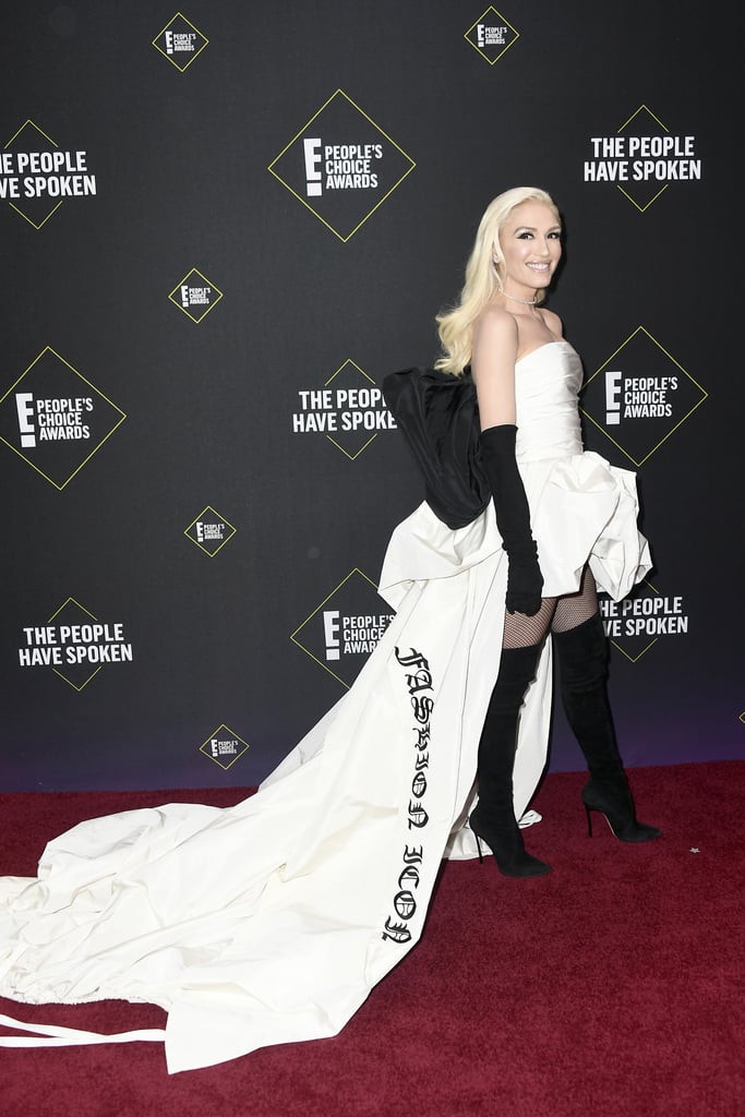 Gwen Stefani's White Vera Wang Dress Says "Fashion Icon"