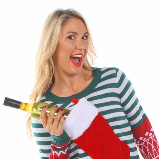 Wine-Pocket Ugly Christmas Sweater