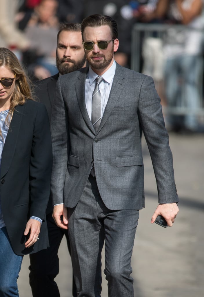 Chris Evans Arriving at Jimmy Kimmel Live April 2017