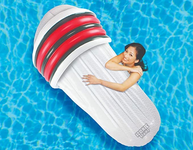 A Funny Float: What Do You Meme? Iconic Giant Flip Flop Pool Floats
