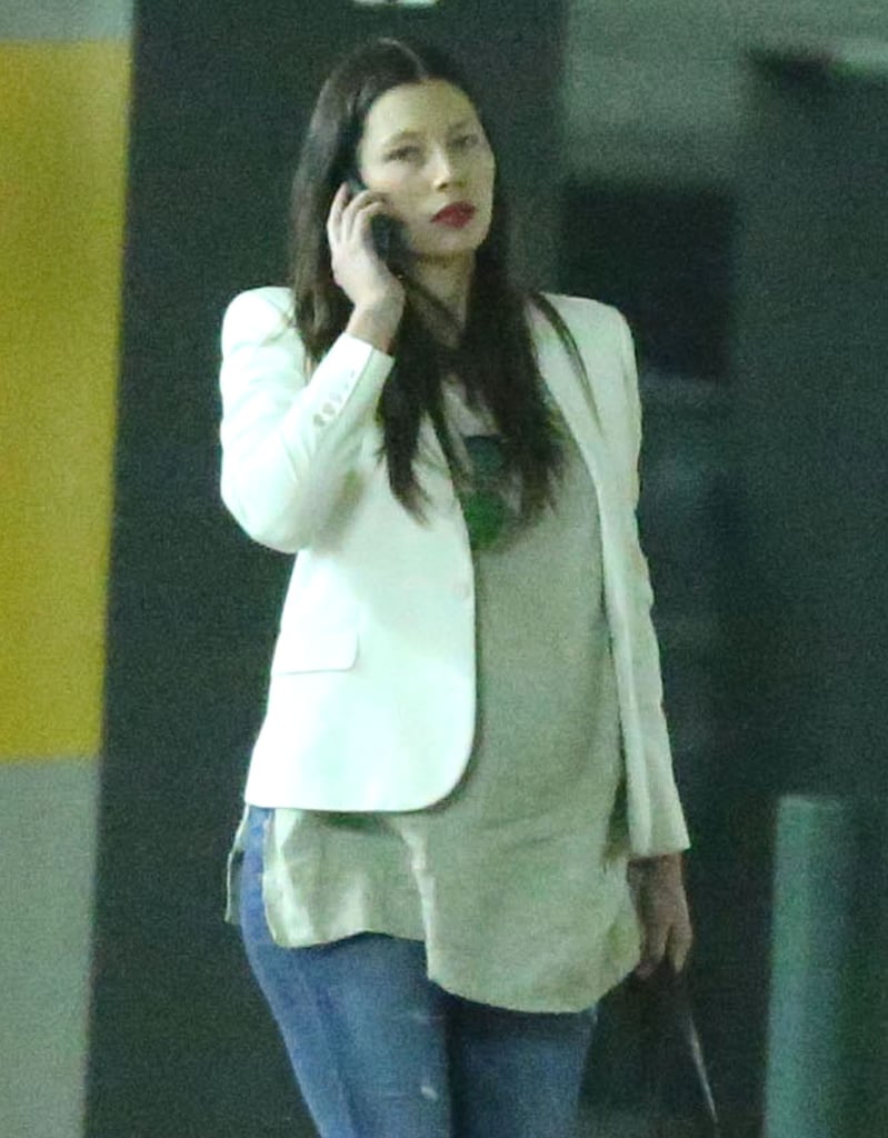 Pregnant Jessica Biel Leaving an Event in LA | Pictures