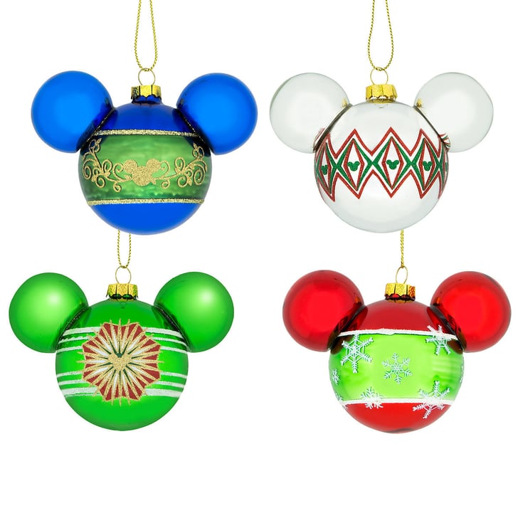 Mickey Mouse Icon Ornament Set (30) Disney Ornaments 2017 POPSUGAR
