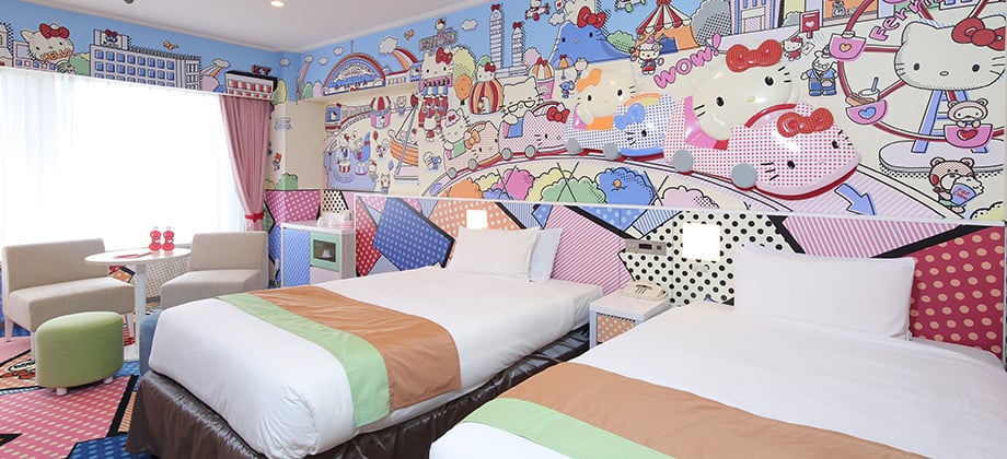 Hello Kitty Hotel Room