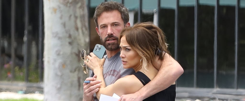 Jennifer Lopez Visits Ben Affleck on Set in a Pair of Towering Espadrilles