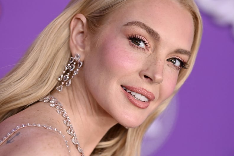 Lindsay Lohan cat eye nails
