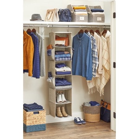 Better Homes & Gardens 6-Shelf Hanging Closet Organizer