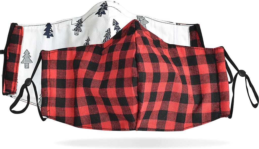 Triple Layered Fabric Face Mask ChristmasThemed Fabric Face Masks