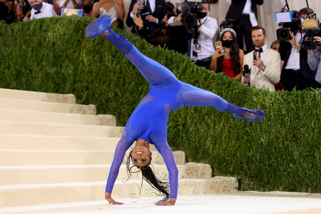 See Nia Dennis Do Gymnastics on the 2021 Met Gala Red Carpet