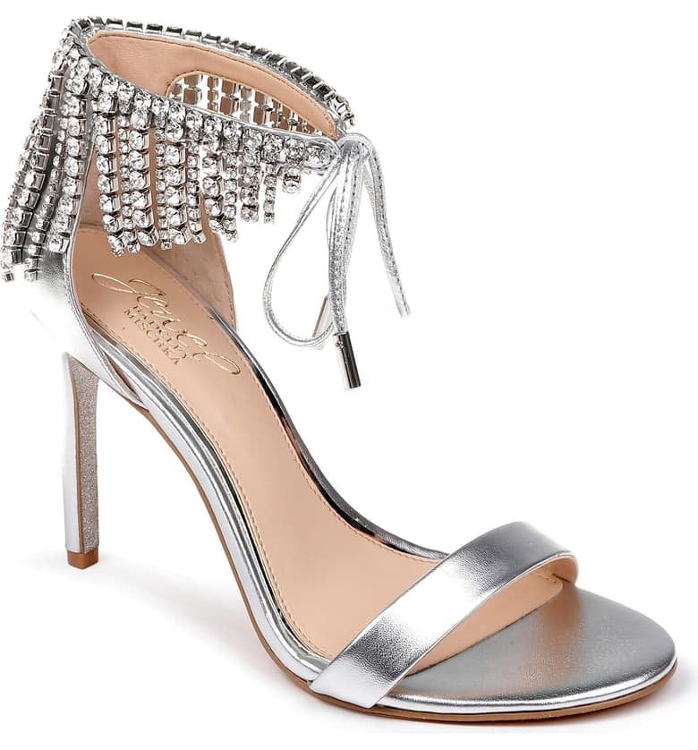 Jewel Badgley Mischka Darielle Ankle Strap Sandals