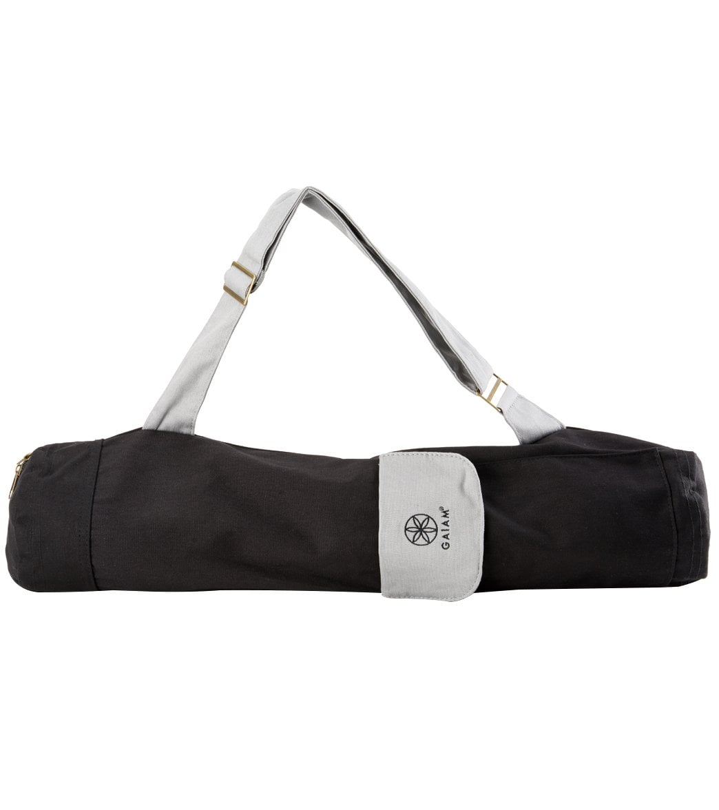 JBM Yoga Bag Yoga Mat Bag with Open Ends (3 Color) Yoga Mat Carrier 5  Pockets for Yoga Mat Yoga Block Yoga Gear Yoga Accessories - Fit All Yoga  Mat Size (Black-…