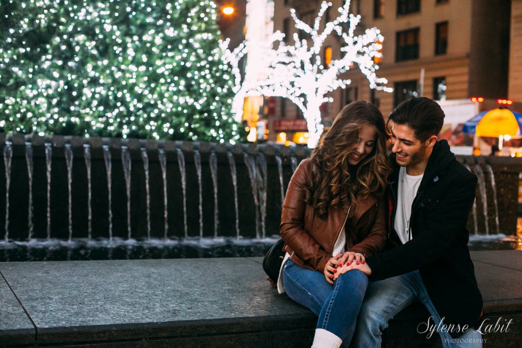 Christmas Engagement Photos in New York