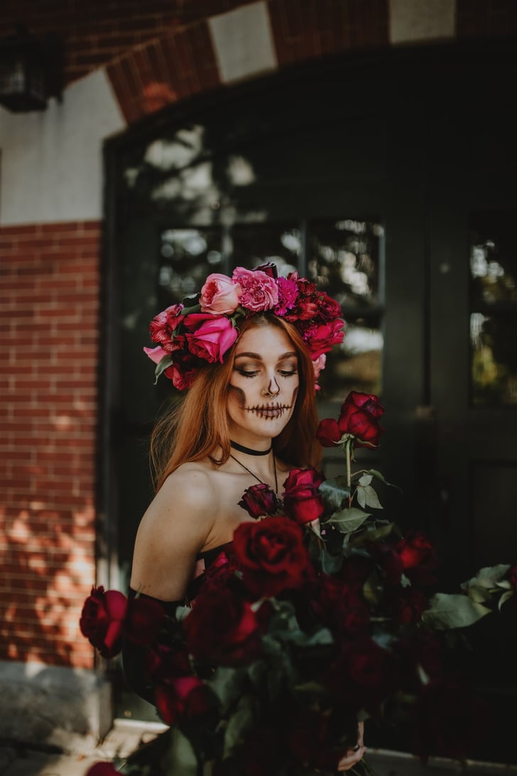 This Skeleton Bridal Shoot Will Give You All the Chills | POPSUGAR Love ...