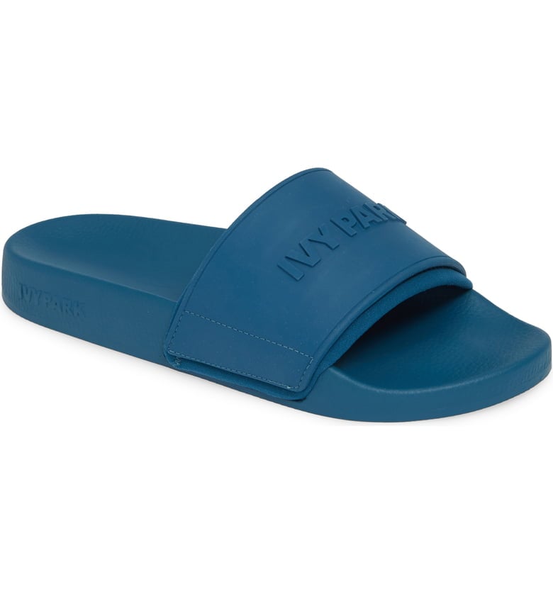 IVY PARK Embossed Logo Slide Sandals