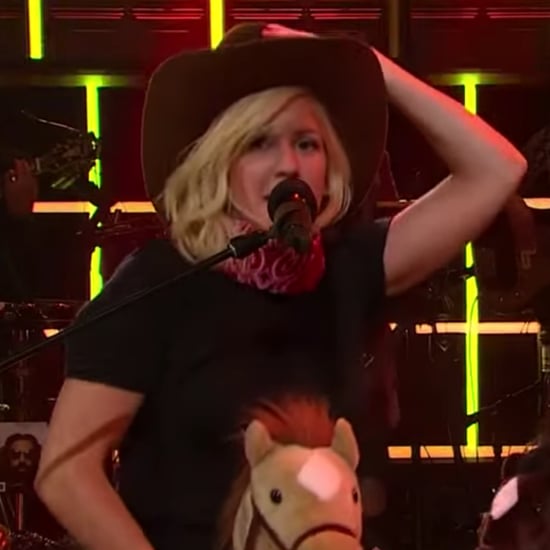 Ellie Goulding Remixes Love Me Like You Do on Late Late Show