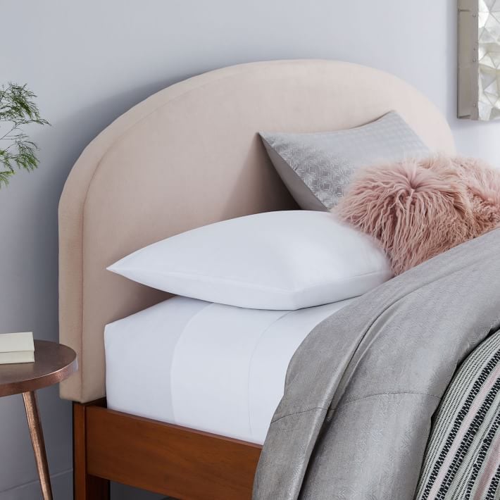 West elm on sale white headboard