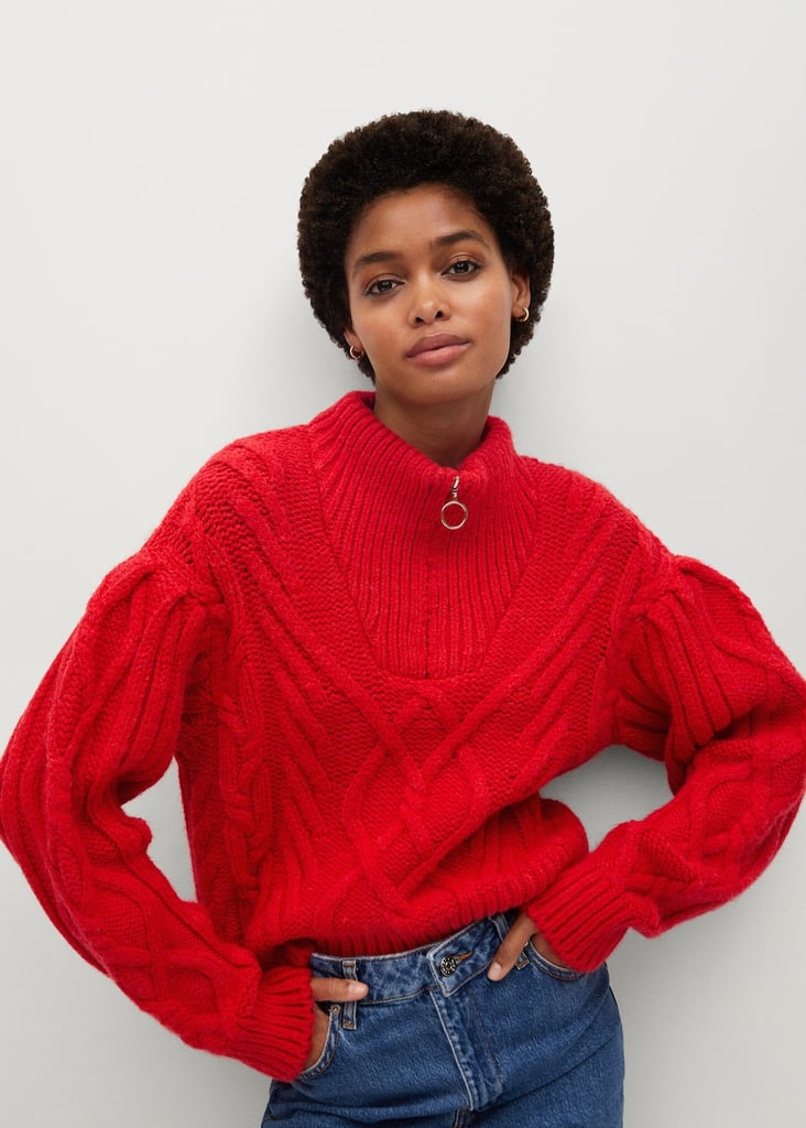 Zip Knit Sweater | Fashion Gifts for People Who Love Color | POPSUGAR ...
