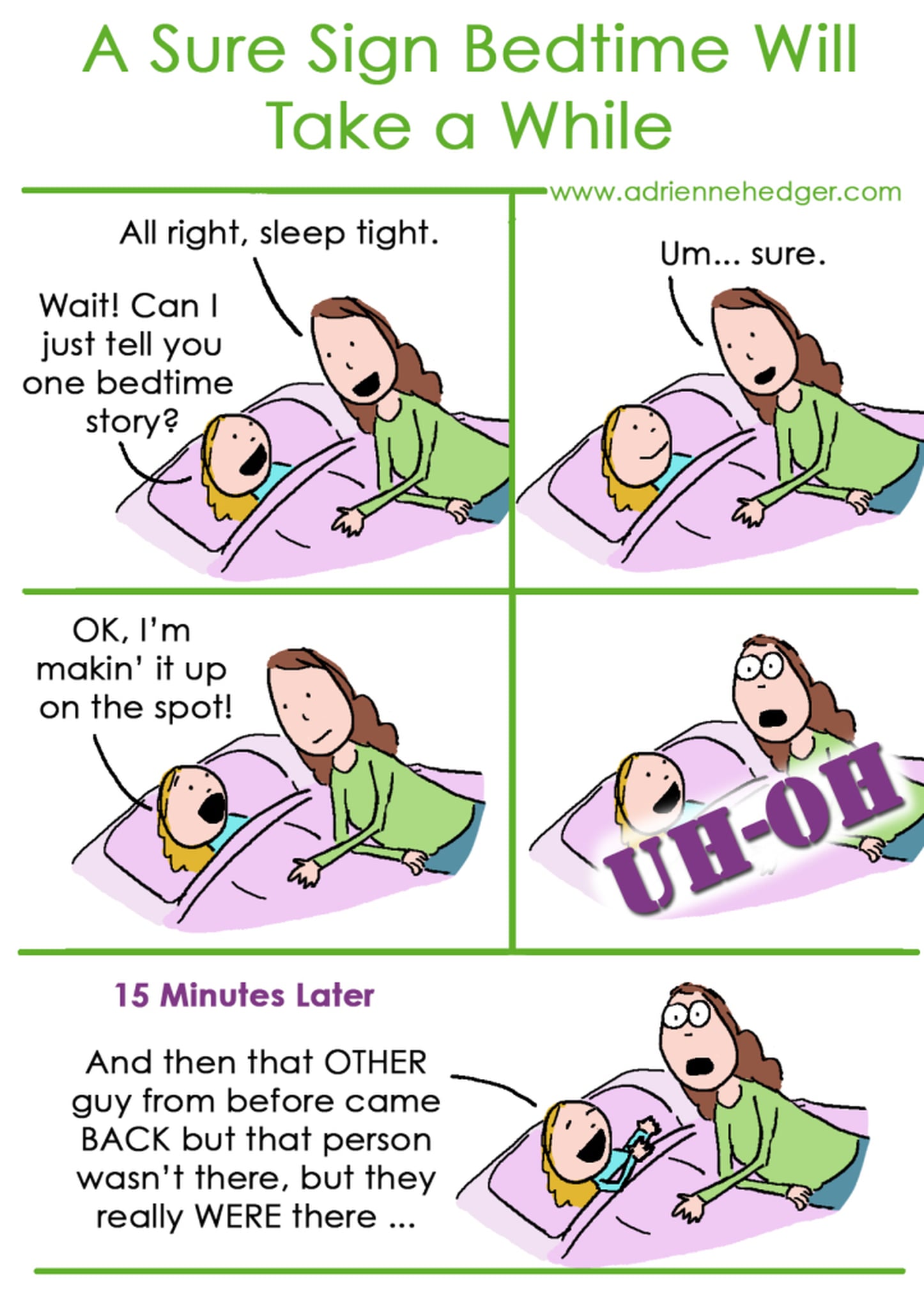 Bedtime Routine Struggles Comics | PS Family