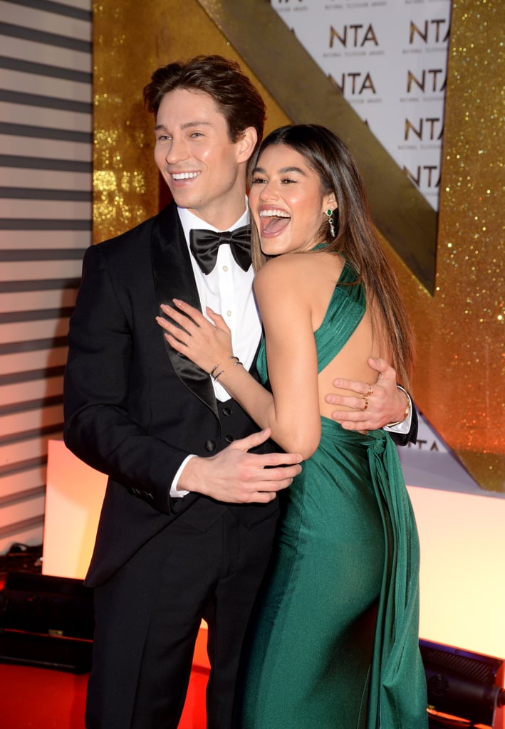 Joey Essex and Lorena Medina at the National Television Awards 2020