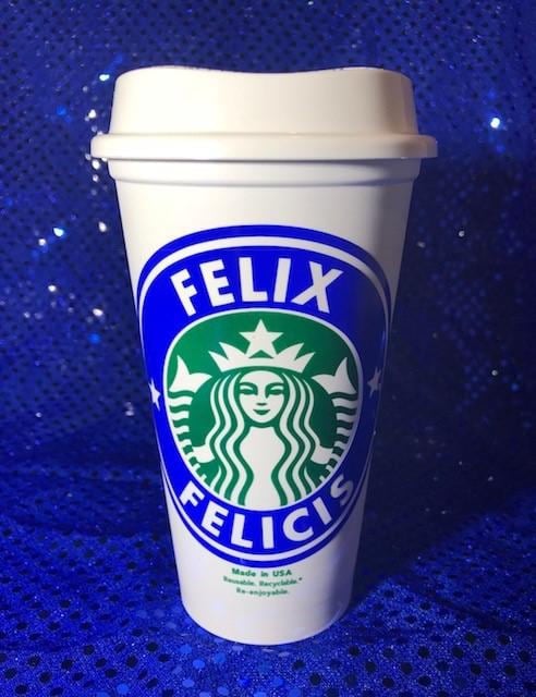 Fantastic Harry Potter Personalized Customized "Felix Felicis" Starbucks Cup ($10)