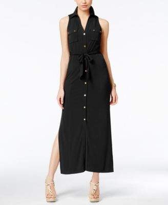 MICHAEL Michael Kors Jersey Maxi Shirtdress