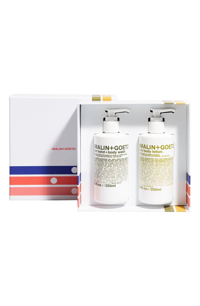 MALIN+GOETZ Rum Hand & Body Wash and Body Lotion Set