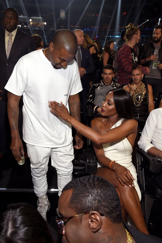 Pictured: Naomi Campbell and Kanye West
