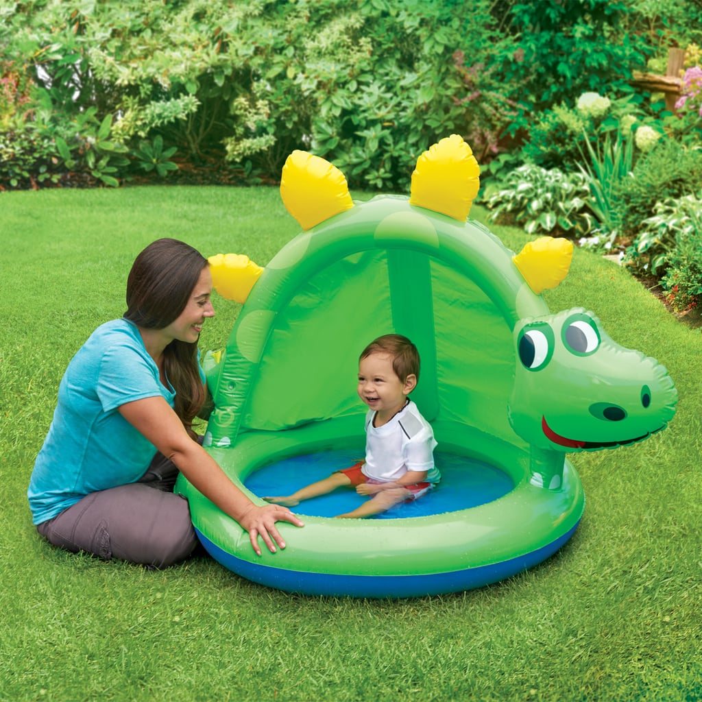 Summer Waves Round Inflatable Dinosaur Baby Pool