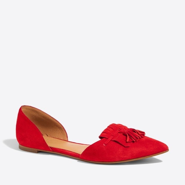 Cerise on sale flat shoes