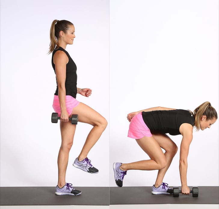 SingleLeg Touch Butt Exercises That Aren't Squats POPSUGAR Fitness