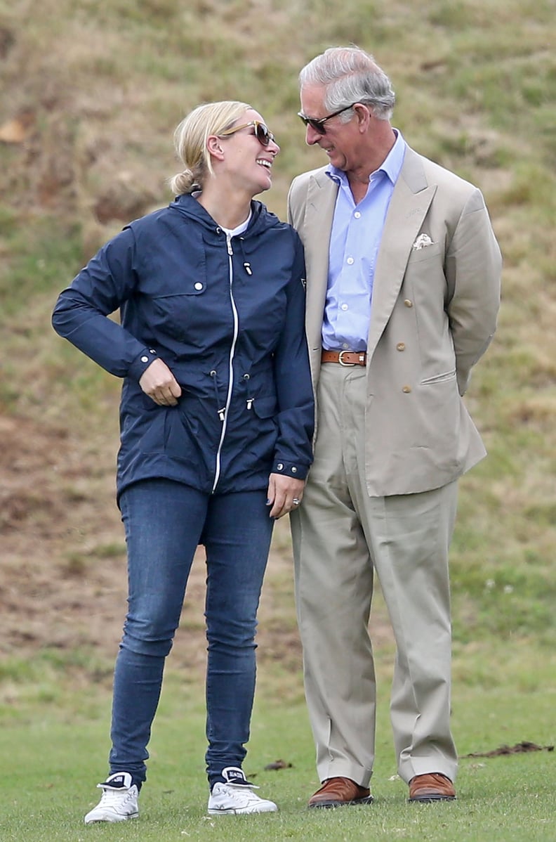 Zara Tindall and Prince Charles