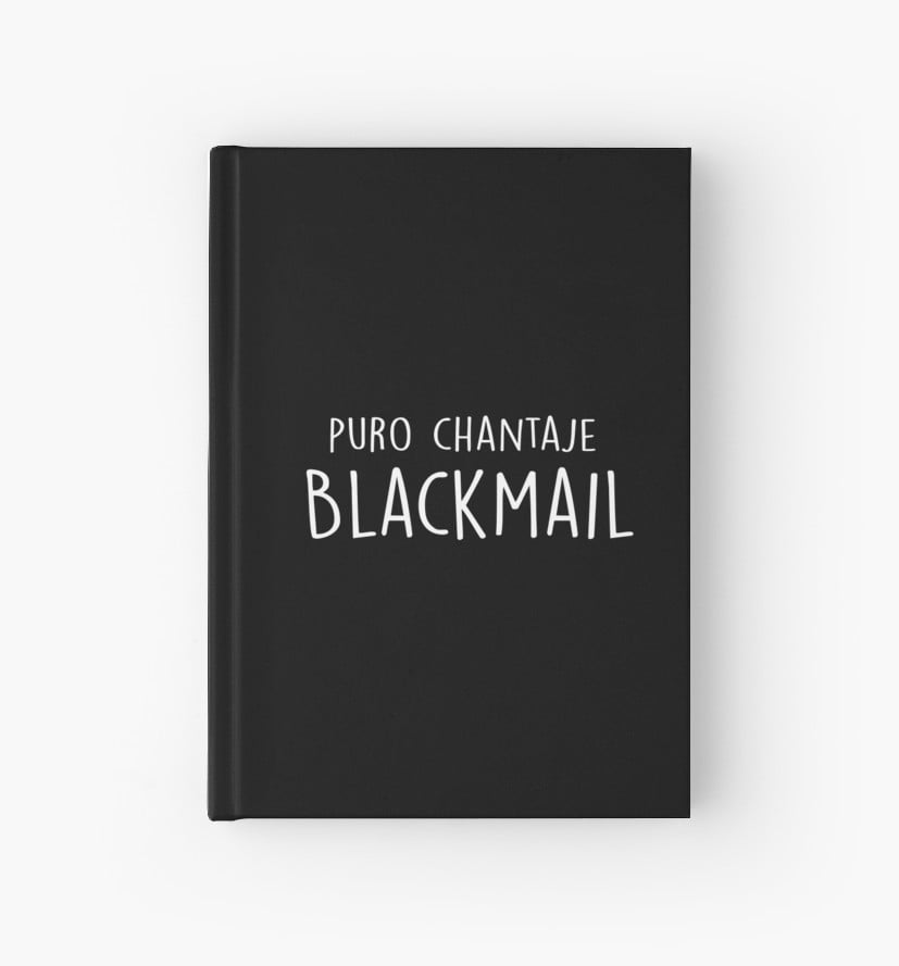 Chantaje Hardcover Journal