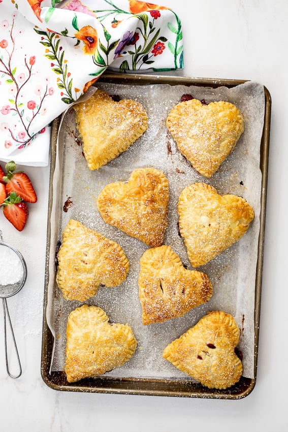 Nutella Strawberry Hand Pies