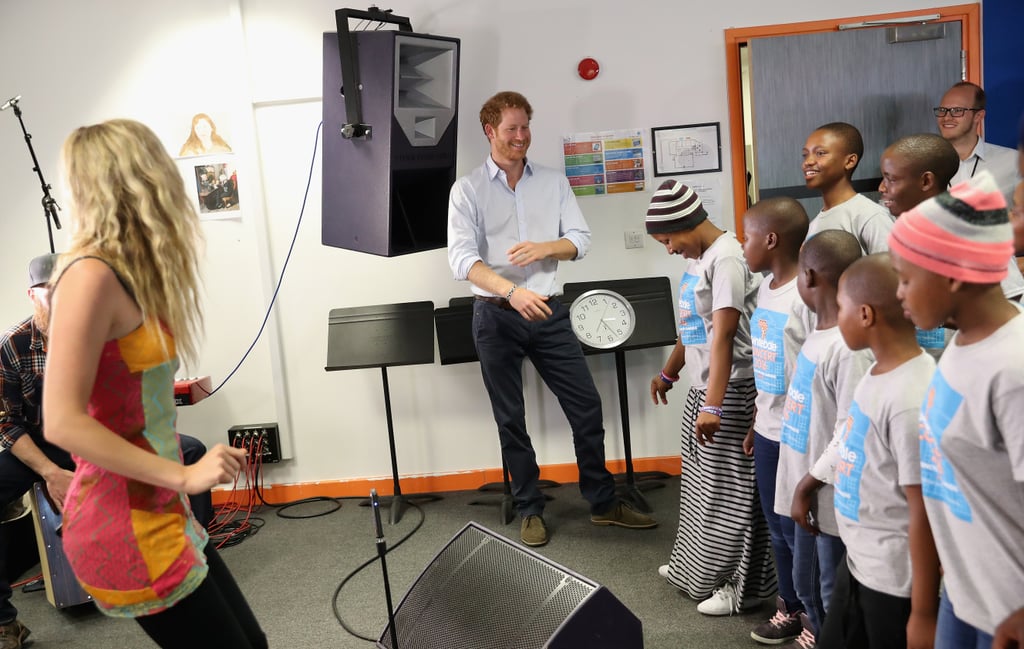 Prince Harry and Joss Stone With Children's Choir June 2016