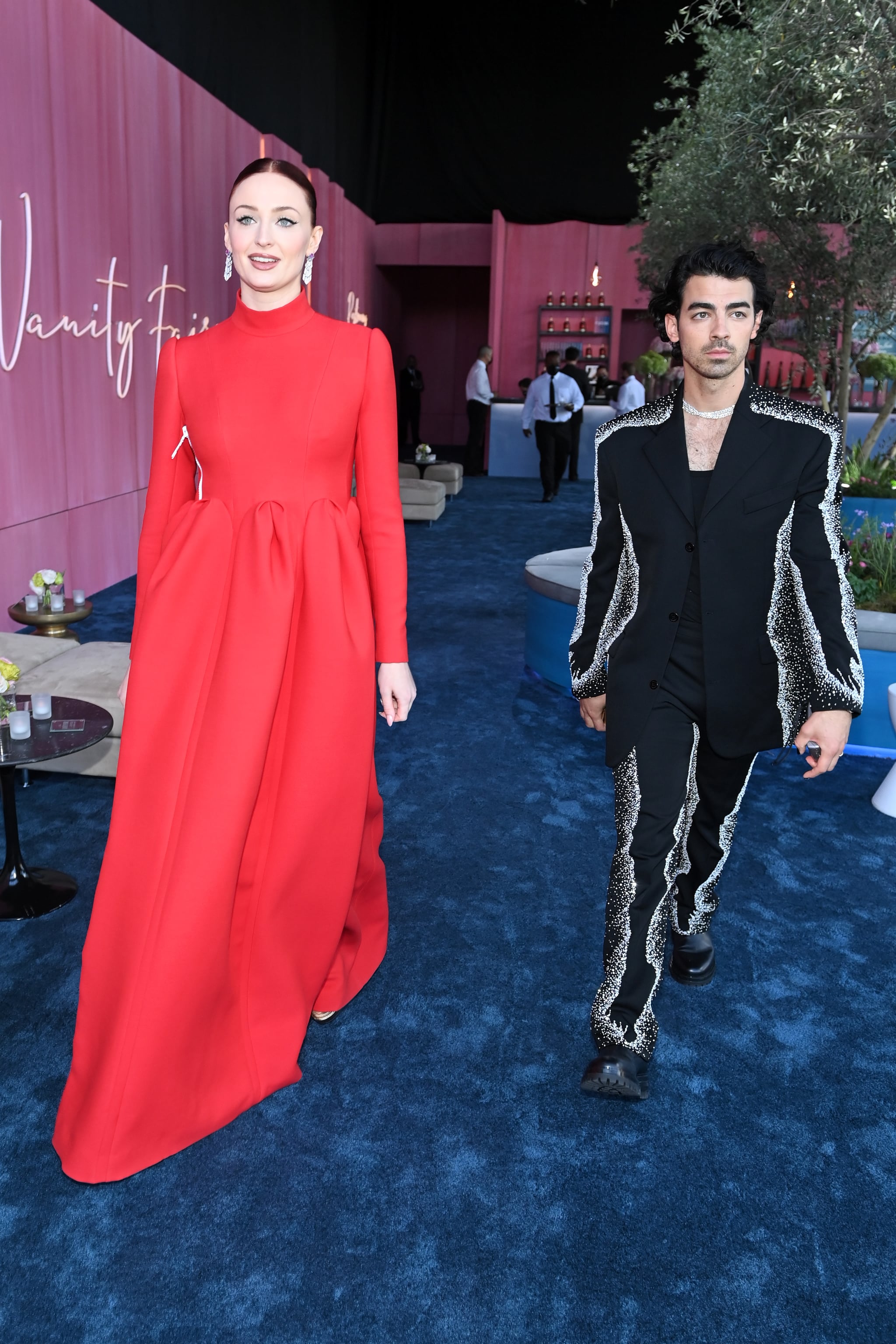 Photos from Joe Jonas and Sophie Turner's Date Night at 2022 Oscars Party
